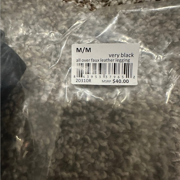 SPANX Red Hot Faux Leather Leggings - Picture 2 of 8